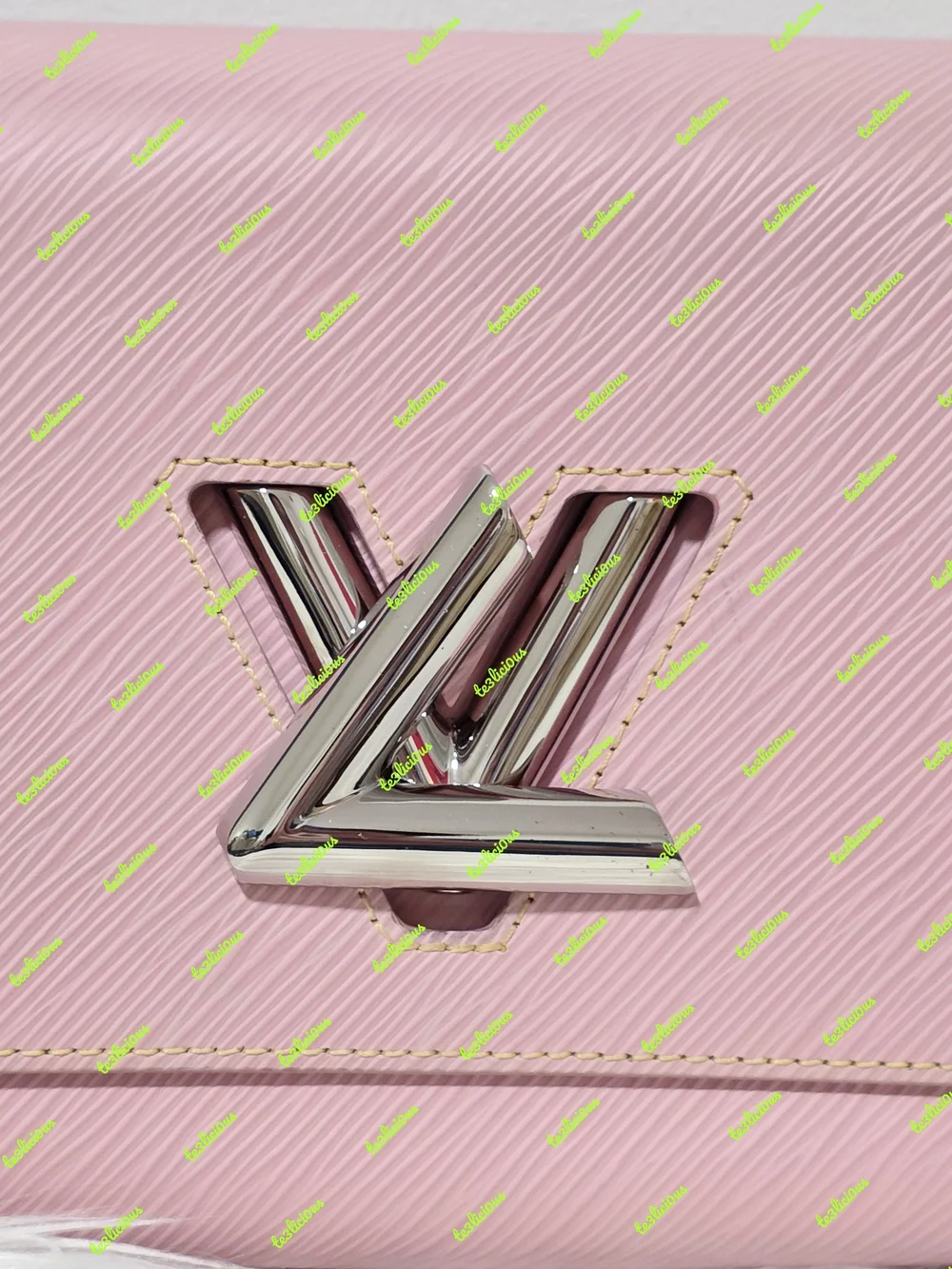LOUIS VUITTON BALLERINA PINK EMI LEATHER TWIST MM *100% AUTHENTIC*